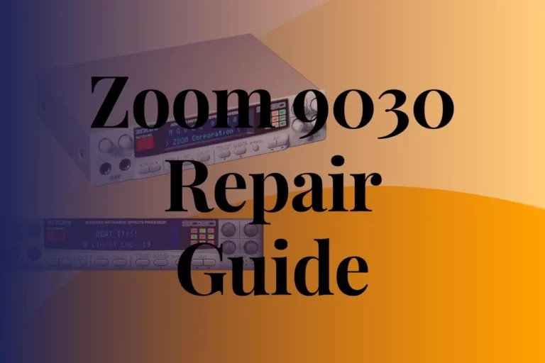 Zoom 9030 Repair Guide