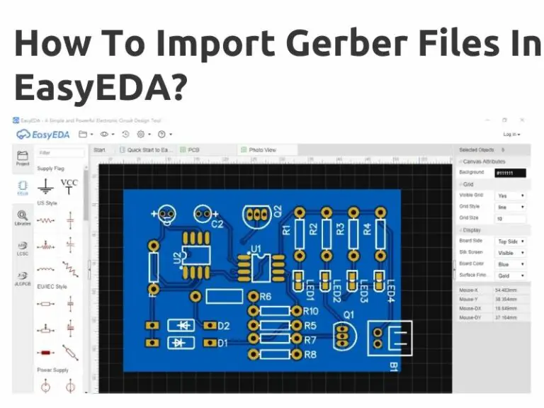 How To Import Gerber Files In EasyEDA?