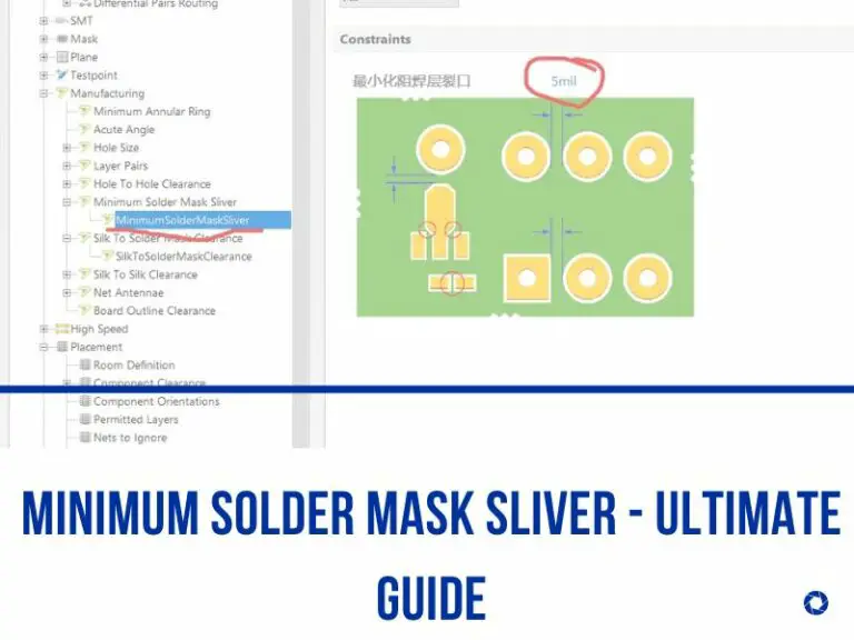 Minimum Solder Mask Sliver – Ultimate Guide