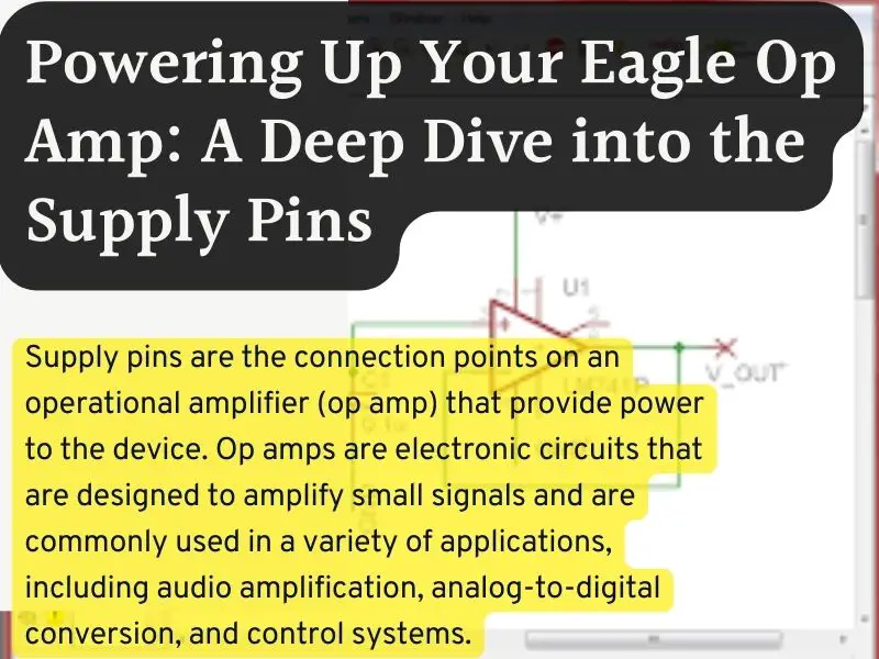 eagle op amp supply pins
