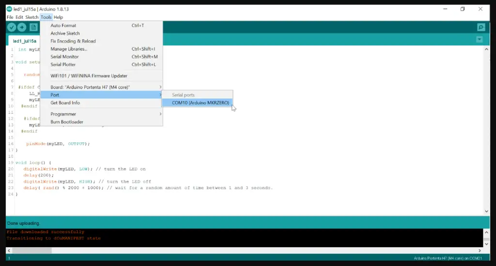 Arduino Port Greyed Out