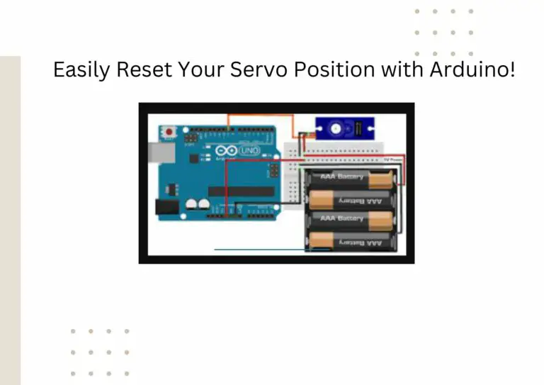 Easily Reset Your Servo Position with Arduino!