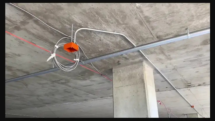 Exposed electrical conduit