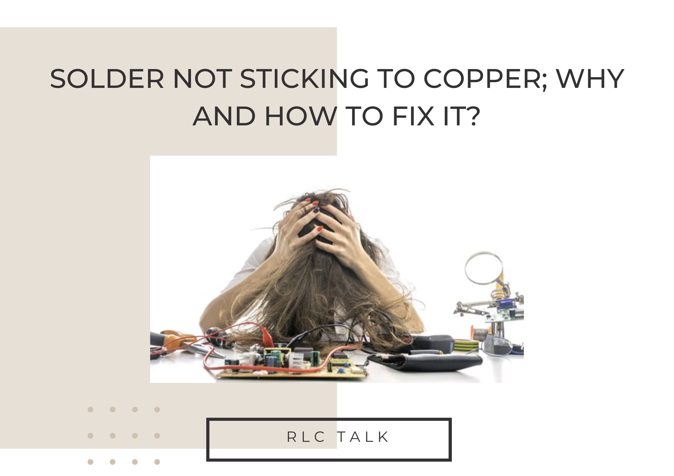 Solder Not Sticking To Copper